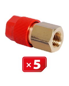 Adaptador Retrofit - 1/4 sae cobre puerto lateral alto (5 uds.)