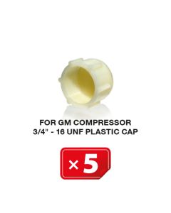 Tapa Plástico UNF para Compresor GM 3/4"-16 (5 uds.)