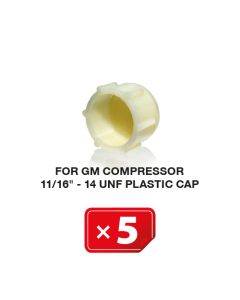 Tapa Plástico UNF para Compresor GM 11/16"-14 (5 uds.)