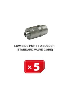 Válvula estándar lado de baja presión (para soldar)(5 uds.)