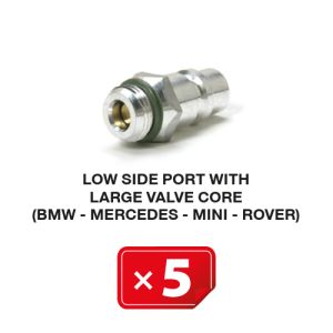 Boquilla lado Baja Presión con válvula larga (BMW-Mercedes-Mini-Rover) (5 uds.)
