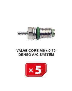 Valve Core M6 x 0.75 Denso A/C System (5 pcs. Pack)